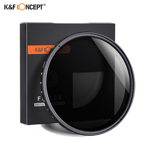 K&F CONCEPT可调ND2-400中灰镜单反相机滤镜适用于佳能尼康减光镜
