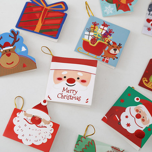 创意高级感带信封带挂绳通用贺卡圣诞节祝福感谢礼物迷你小卡片