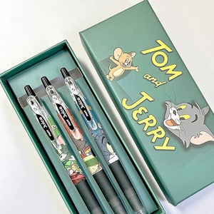 日本百乐限定果汁笔10EF汤姆与杰瑞DIY图案猫和老鼠中性笔按动0.5