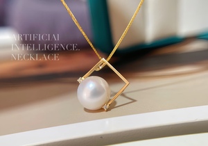 18K钻石珍珠坠 搭配珍珠精致优雅 超百搭 可温柔可时髦可盐可甜哇