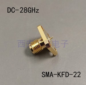 射频连接器SMA-KFD-22细针高频 天线单极子馈电治具电路板SMA接头