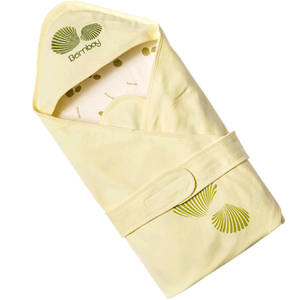 贝贝怡宝宝抱被春秋保暖纯棉魔术贴绑带婴儿包被新生儿襁褓包巾