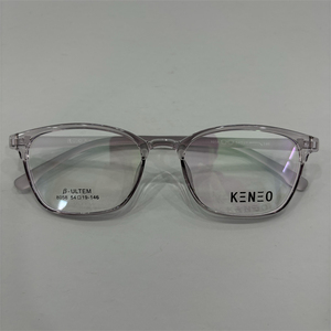 Made In China眼镜架β-ULTEM KNO肯诺眼镜框8058 54-19透明灰