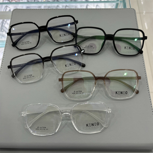 Made In China眼镜架β-ULTEM KNO肯诺眼镜框3030多边形树脂塑胶