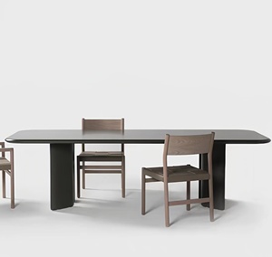 北欧简约实木餐桌家用饭桌茶桌设计师办公桌书桌咖啡桌轻奢创意桌