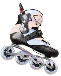 炫舞高端碳纤维平花鞋花式绕桩花式儿童轮滑花样大冲哥的轮滑店