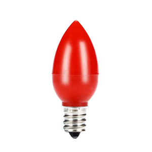 LED 贴片小佛蜡烛莲花灯 供佛灯 神台灯 节能耐用E12小螺红色灯泡