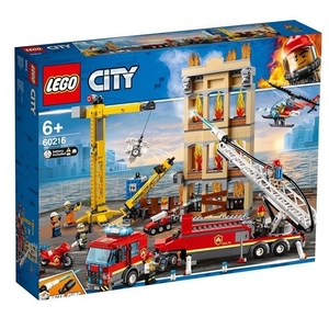 LEGO乐高积木60216城市系列消防救援队车6岁以上生日礼物男孩