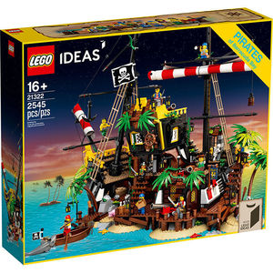 LEGO新款12岁通用乐高积木IDEAS系列21322海盗湾成人收藏玩包邮