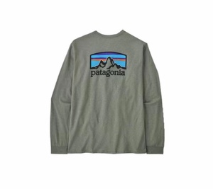 正品现货Patagonia Fitz Roy 巴塔哥尼亚男款混纺长袖T恤 38514