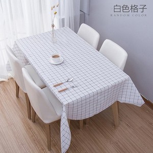 中式网格桌布PEVC材质隔热防烫油水座餐长方形家用夜市摆摊茶几垫