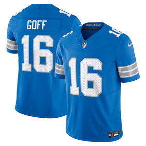 2024新版NFL底特律雄狮 Lions 男女儿童 16# Jared Goff 橄榄球服