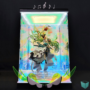 【魔盒】GSC MIKU 初音未来 10周年绘图大赏 手办专用LED 展示盒