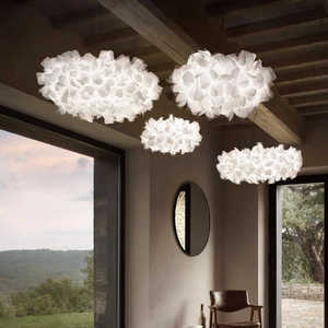 意大利客厅餐厅吊灯设计师法式书房卧室吸顶灯艺术花瓣心形装饰灯