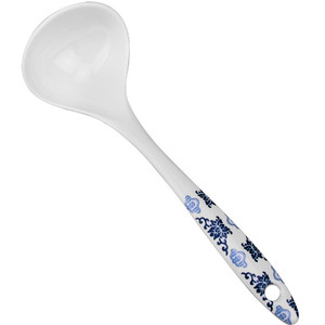 五和密胺汤勺白色塑料长柄汤勺家用大小汤勺子火锅汤勺拉面汤勺