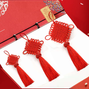 同心结挂件中国结小号客厅大号红色中国节平安结玄关新居过年装饰