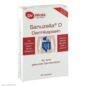 现货德国Dr.Wolz伍兹博士益生菌胶囊+嗜酸乳杆菌调理肠道肠胃60粒