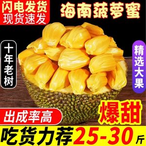 海南黄肉干苞菠萝蜜10-50斤新鲜热带水果当季特产整箱包邮