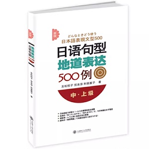 二手旧书日语句型地道表达500例 中上级友松悦子 宫本淳