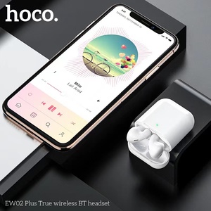HOCO浩酷EW02plus真无线耳塞式高音质立体声适用苹果安卓蓝牙耳机