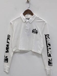 联名 adidas x Olivia LeBlanc Rugby Polo Sleeve 女长袖 FI7144