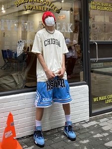卡盛蓝色美式短裤男2024新款夏季潮牌高级感宽松5分运动篮球裤子