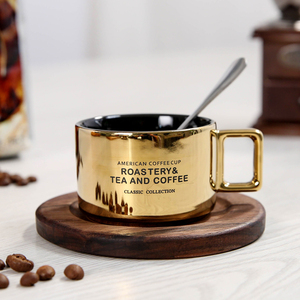 意式浓缩下午茶杯欧美式小咖啡杯带碟勺套装 精致Espresso陶瓷杯