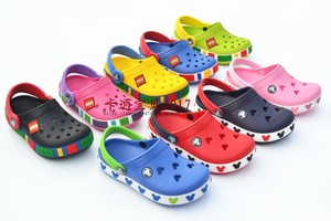 儿童凉鞋洞洞鞋沙滩鞋厚底包头夏季男女童鞋中大童5-7-9岁