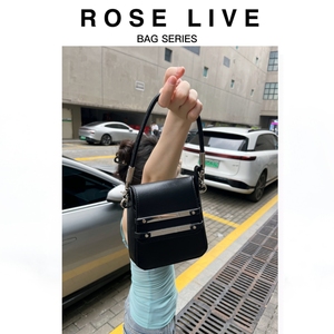 ROSE LIVE小众设计复古手提包精致斜挎小包包手机包高级感单肩包