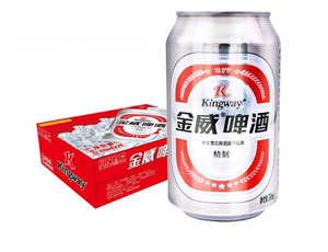 kingway 金威精制啤酒10度罐装330ML*24罐