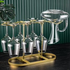 红酒杯套装家用高脚杯子高档奢华水晶玻璃葡萄醒酒器水晶杯欧式