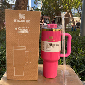 STANLEY保温杯304不锈钢联名吸管杯便携户外旅行通用史丹利车载杯