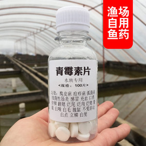 青霉素鱼药鱼用鱼缸水族抗菌消炎烂身烂肉疾病治疗观赏鱼锦鲤杀菌