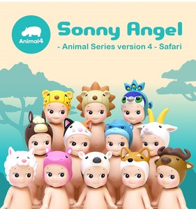 【兔LALA】正版sonny angel动物4四盲盒光屁股娃娃狮子柴犬马龙