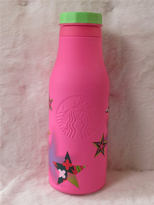 日本购Starbucks星巴克2023圣诞节限定不锈钢保温杯 奶瓶杯473ML