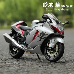 2023款铃木隼模型1/12仿真合金机车玩具GSX1300R陆地飞行器摆件