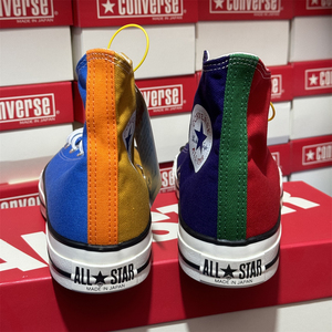 日产匡威CONVERSE ALL STAR J 79MT40周年限定拼色鸳鸯高帮帆布鞋