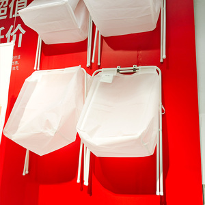 IKEA宜家加尔带架洗衣用袋洗衣袋子脏衣服衣物收纳筐重量轻可折叠