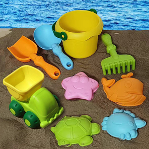 儿童沙滩玩具宝宝挖沙挖土工具玩雪软胶套装铲子海边沙地玩水沙子