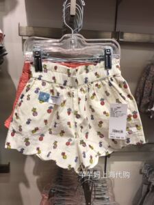 Gap专柜正品现货 女婴幼童夏装新款纯棉休闲短裤257530