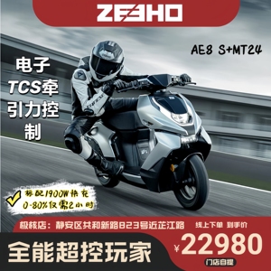 【上海实体】ZEEHO极核全能超控玩家AE8S+MY24高性能踏板电动车机