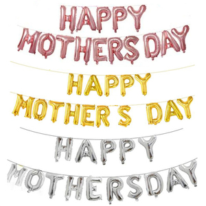 母亲节装饰铝膜气球happy mother’s day幼儿园商场节日布置字母