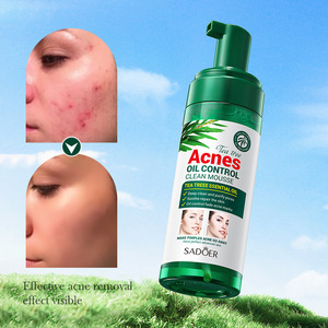 tea tree bubble cleanser Acne remove 茶树慕斯洗面奶