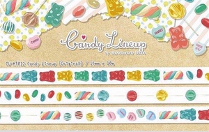 【循环分装】台湾  Candy lineup 水果软糖熊  和纸胶带