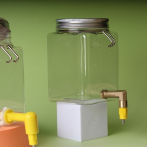 鹦鹉鸟用撞针咬针芦丁鸡饮水器自动喂食器八哥喂水喝水器鸟类用品