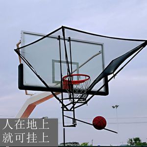 便携篮球投篮回球器发球机单人训练免捡球连续投篮自动回球辅助器