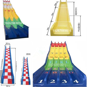 大型户外儿童水上乐园游泳池网红室内定制玻璃钢魔鬼滑梯滑道设备