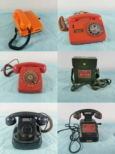 民俗老物件怀旧收藏老式电话机手摇拨号拨盘磁石电话复古橱窗摆件
