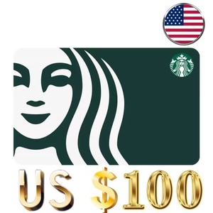 可囤美国Starbucks Gift Card 星巴克电子礼品卡$100刀卡密星巴克