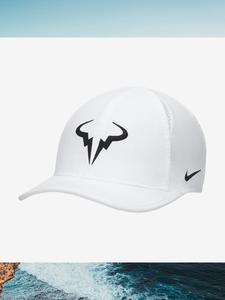 Nike耐克帽子女子经典白色鸭舌帽遮阳防晒时尚棒球帽FB5600-010